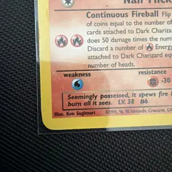 Pokemon TCG Dark Charizard Team Rocket 21/82 Regular Rare - Image 5