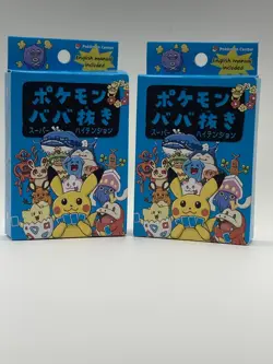 Pokemon Old Maid Babanuki Blue Deck x2 Japanese Pokemon centre Exclusive - Image 1