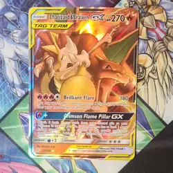 Pokemon Charizard & Braixen GX 22/236 Cosmic Eclipse Ultra Rare Holo 270 HP - Image 3