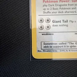 ⚪ Dark Dragonite ⚪ 22/82 – Team Rocket – Unlimited – MP/HP – Pokemon TCG - Image 5