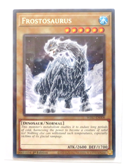 Yugioh Card Frostosaurus WISU-EN008 1st Edition Rare NM - Image 1