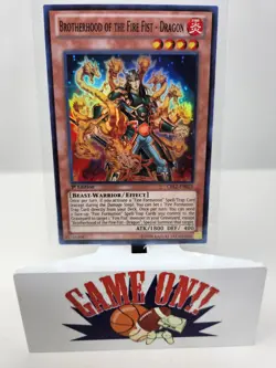 YuGiOh Brotherhood of the Fire Fist Dragon CBLZ-EN025 1st Edition Super Rare NM - Image 1