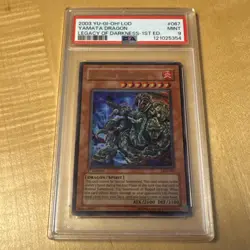 YUGIOH! Yamata Dragon LOD-067 Ultra Rare 1st Edition PSA 9 MINT New Cert - Image 1