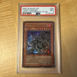 YUGIOH! Yamata Dragon LOD-067 Ultra Rare 1st Edition PSA 9 MINT New Cert - Image 2