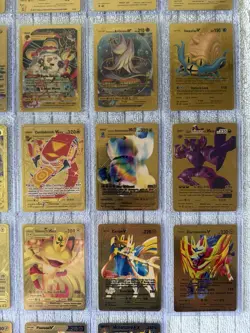Lot Of 28 Gold Foil Fan Art Pokemon Cards - Image 5