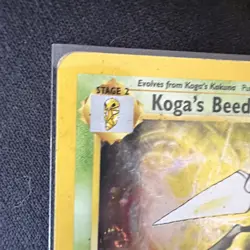 Pokemon TCG WOTC Gym Challenge Kogas Beedrill Holo Card 9/132 Unlimited Rare - Image 2