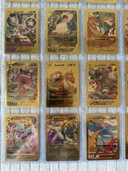 Lot Of 25 Gold Foil Fan Art Pokemon Cards - Image 5