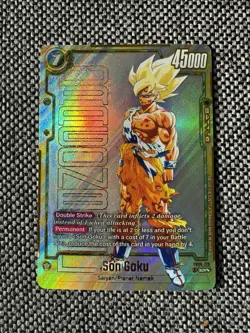 Dragon Ball Fusion World FB05-119 CUSTOM/PROXY Card Son Goku - Image 1