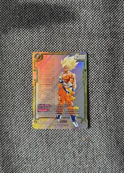 Dragon Ball Fusion World FB05-119 CUSTOM/PROXY Card Son Goku - Image 2