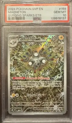 Magneton SVP 159 Black Star Promo Holo Card Surging Sparks, Pokemon TCG, PSA 10 - Image 1