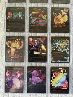 Lot Of 25 Black Foil Fan Art Pokemon Cards - Image 4