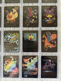 Lot Of 25 Black Foil Fan Art Pokemon Cards - Image 5
