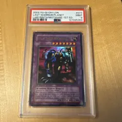 YUGIOH! The Last Warrior From Another Planet LON 1st Edition PSA 9 New Cert # - Image 2