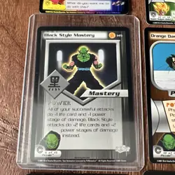Dragon Ball Z Non-Holo Rare Black Style-Mastery CCG Card 145 AND Bundle of Cards - Image 2