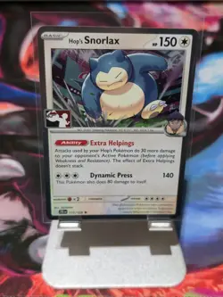 Hop's Snorlax 117/159 Cosmo Holo Play! Pokemon Prize Pack Series 8 Pokemon Card - Image 1