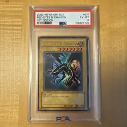 YUGIOH! Red-Eyes B. Dragon SDJ-001 Starter Deck: Joey 1st Edition PSA 9 New Cert - Image 2