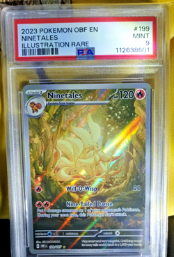 Ninetales 199/197 PSA 9 Obsidian Flames Pokemon Card - Image 1