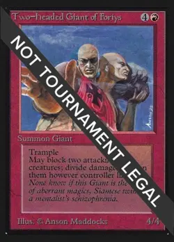 Two-Headed Giant of Foriys (CE) - Light Play MTG Collector's Edition - Image 1