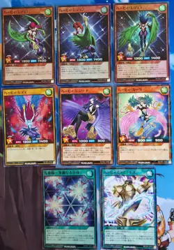Yugioh 8 Rush Duel Harpie Lady Card Bundle Japanese Super Rare/Parallel Rare - Image 1