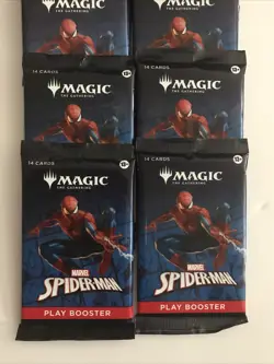 10 Spider-Man Play Booster Packs New Sealed Magic The Gathering - Image 3