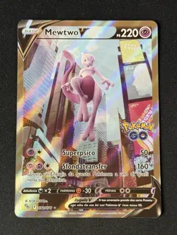 Pokemon TCG MEWTWO V Pokemon Go 072/078 - 2022 ITA ITALIANO - Image 1