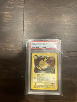 Pokemon Team Rocket Dark Raichu Secret Rare Holo, PSA 7, WOTC - Image 1