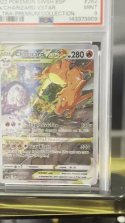 2022 Pokemon SWSH Black Star Promo Charizard Vstar #262 - UPC Promo - PSA 8 - Image 2