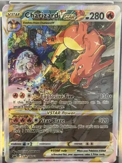2022 Pokemon SWSH Black Star Promo Charizard Vstar #262 - UPC Promo - PSA 8 - Image 3