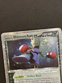 Pokemon TCG HITMONCHAN EX 98/109 Team Rocket Return - 2004 ENG ENGLISH - Image 2