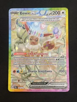 Pokemon TCG EEVEE EX 167/131 Evoluzioni Prismatiche - 2025 ITA ITALIANO - Image 1