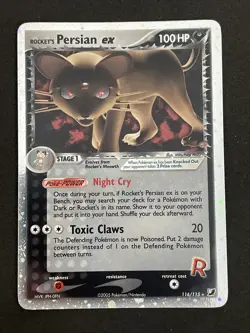Pokemon TCG PERSIAN EX 116/115 Forze Segrete - 2005 ENG ENGLISH - Image 1