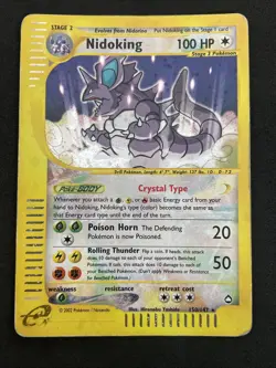 Pokemon TCG NIDOKING 150/147 Aquapolis - 2002 ENG ENGLISH - Image 1