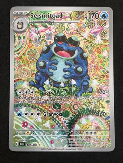 Pokemon TCG SEISMITOAD 105/086 Luce Nera - 2025 ITA ITALIANO - Image 1