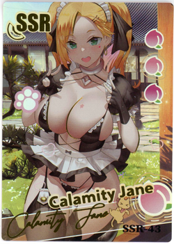 ❤CALAMITY JANE - Goddess Story Anime Waifu Card - PEACH PARTY - SSR-43 - Image 1