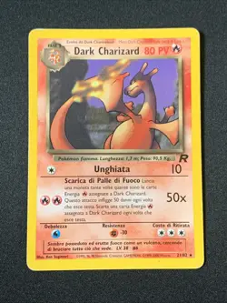 Pokemon TCG DARK CHARIZARD 21/82 Team Rocket - 2000 ITA ITALIANO - Image 1