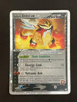 Pokemon TCG ENTEI EX 97/109 Team Rocket Return - 2004 ENG ENGLISH - Image 1
