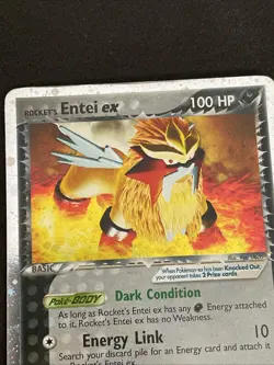 Pokemon TCG ENTEI EX 97/109 Team Rocket Return - 2004 ENG ENGLISH - Image 2