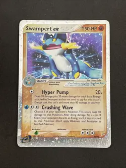 Pokemon TCG SWAMPERT EX 95/95 Team Magma vs Team Aqua - 2004 ENG ENGLISH - Image 1