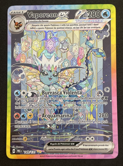 Pokemon TCG VAPOREON EX 149/131 Evoluzioni Prismatiche - 2025 ITA ITALIANO - Image 1