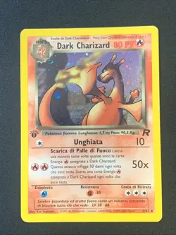 Pokemon TCG DARK CHARIZARD 4/82 Team Rocket - 2025 ITA ITALIANO 1a Edizione - Image 1