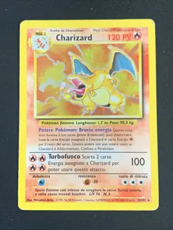 Pokemon TCG Set Base CHARIZARD 4/102 HOLO Set Base - ITA ITALIANO - Image 1