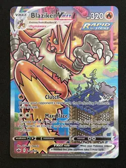 Pokemon TCG BLAZIKEN VMAX 201/198 Chilling Reign - ENG ENGLISH - Image 1