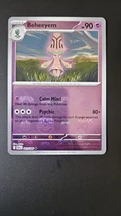 Beheeyem Masterball 041/086 Black Bolt Scarlet & Violet Pokemon Card - Image 1