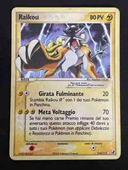 Pokemon TCG RAIKOU GOLD STAR 114/115 Forze Segrete - 2006 ITA ITALIANO - Image 1