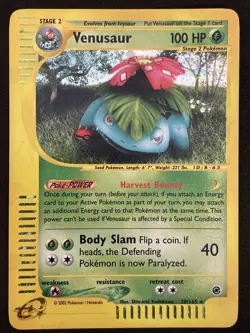 Pokemon TCG VENUSAUR 30/165 HOLO Expedition - 2002 ENG ENGLISH - Image 1