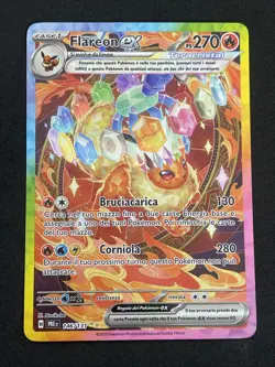 Pokemon TCG FLAREON EX 146/131 Evoluzioni Prismatiche - 2025 ITA ITALIANO - Image 1
