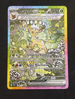 Pokemon TCG LEAFEON EX 144/131 Evoluzioni Prismatiche - 2025 ITA ITALIANO - Image 1
