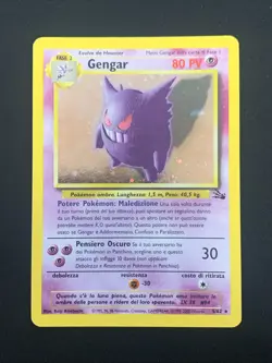 Pokemon TCG GENGAR 5/62 Fossil- 1999 ITA ITALIANO - Image 1