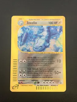 Pokemon TCG STEELIX H23/H32 Aquapolis - 2002 ENG ENGLISH - Image 1
