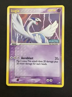 Pokemon TCG LUGIA 29/115 Unseen Forces - 2005 ENG ENGLISH STAMPED - Image 1